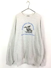 古着 90s USA製 Pfizer Exploratory Development 製薬会社 ファイザー ポップ アート スウェット トレーナー XL 古着 