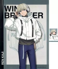 [중고] 클리어 포스터 B4 클리어 포스터 & 스티커 카지렌 [이치 반 쿠지 WIND BREAKER ~ 의지하는 사람 ~] F상