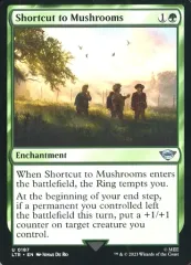 【中古】マジックザギャザリング 0187[U]：【LTR】Shortcut to Mushrooms/茸畑への近道
