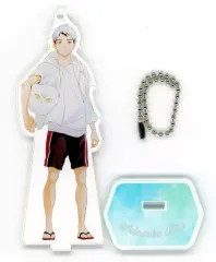 【中古】雑貨 北信介 アクリルスタンドキーホルダー 「ハイキュー!! TO THE TOP×文房具カフェコラボ」