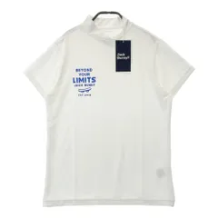 サイズ：2 JACK BUNNY ジャックバニー  モックネック 半袖Tシャツ  ホワイト系 [240101407300] ゴルフウェア レディース ストスト