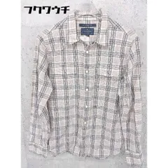◇ R.NEWBOLD アールニューボールド チェック 長袖 シャツ XS ベージュ系 マルチ # 1002798842977 【中古】 【1002798842977】