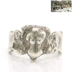 Jean Paul GAULTIER シルバーリング 925 女性モチーフ SV ジャンポールゴルチエ ヴィンテージ ◆送料込◆質屋-10965