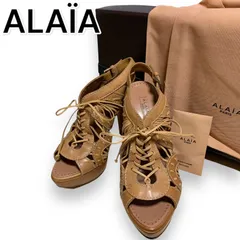アライアALAÏA EyeletTrekkingダービー元値124,500円箱有