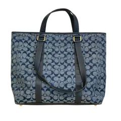 コーチ トートバッグ ハドソン ビジネス A4 通勤 ブルー グレー コーチ トートバッグ ハドソン ビジネス A4 通勤 ブルー グレー