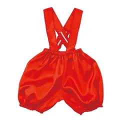 アーテック ソフトサテン サロペット かぼちゃパンツ Jサイズ 赤 15015 （1点） [イベント衣装・コスチューム]