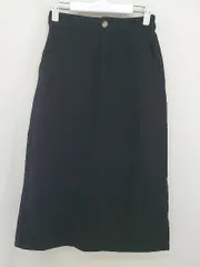 ◇ Alma Design アルマデザイン 膝下丈 台形 スカート サイズM ブラック レディース  【中古】 【1206230000936】