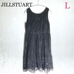 Aのさくら洋服JILLSTUART ノースリーブ (L)フレア ひざ丈 総レース