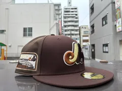 NEW ERA 59FIFTEY Cold Brew モントリオール・エクスポズ クーパーズタウン バーントウッド ウォルナット 7 1/2サイズ ¥6820 ＋ 送料¥550