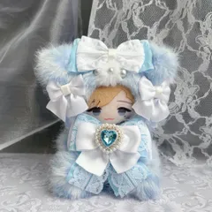 【108】ぬい服　おすわりぬい服　10cm にじぱぺっと　猫　叶