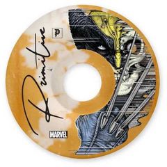 Marvel x PRIMITIVE プリミティブ 54mm 101A Wolverine WHEEL ウィール 【スケートボード/スケボー/SKATEBOARD】