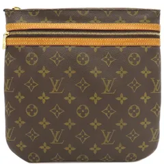 ルイヴィトン LOUIS VUITTON ショルダーバッグ ポシェット ボスフォール モノグラムキャンバス モノグラム ゴールド金具 茶  M40044 MI0095【中古】