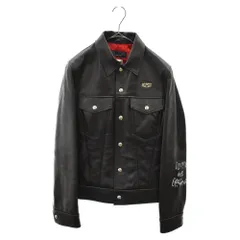 COMME des GARCONS (コムデギャルソン) ×Lewis Leathers ルイスレザー ウエスタンジャケット レザージャケット KZ-J010 34 ブラックのサムネイル