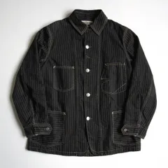 【美品】FREEWHEELERS THE IRONALL FACTORIES CO【Lot K471 BLACK WABASH JACKET】40 カバーオール ジャケット フリーホイーラーズ25080577