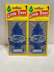新品　リトルツリー LITTLE TREES ORIGINALS ★New Car ニューカー★ エアフレッシュナー カーフレグランス 芳香剤 エアーフレッシュナー アメリカン雑貨　2個
