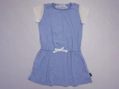 ベベ bebe アウトレット 子供服 女の子 120cm 半袖 ワンピース 水色 春 夏 ★3 ガールズ 女児 キッズ 【中古】 ユーズド リサイクル こども