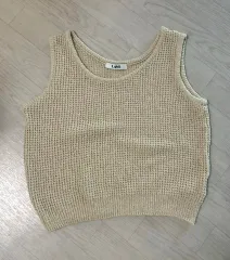 夏 ニット ノースリーブ ベスト 新品