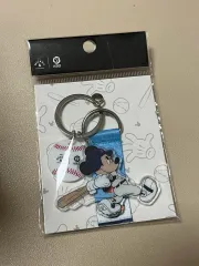 未開封/新品 ロッテ ジァイアンツ ミッキー タイピング アクリルキーリング