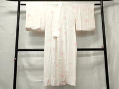 平和屋着物■長襦袢　無双仕立て　麻の葉文　こけし　暈し染め　三越扱い　正絹　逸品　CAAR9331ev