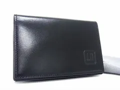 ■新品■未使用■ dunhill ダンヒル レザー カードケース カード入れ 名刺入れ メンズ ブラック系 AX8365