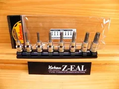 코켄지엘 ZEAL 3/8 (9.5) 스퀘어 톡스 렌치 소켓 세트 Z-EAL *RS3025Z/8-L50