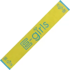 【中古】タオル・手ぬぐい(女性) E-girls マフラータオル(イエロー) 2013年夏フェスグッズ