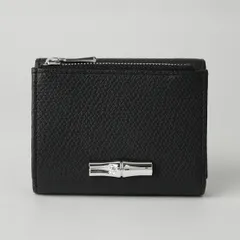 未使用 Longchamp ロンシャン 三つ折り財布 ロゾ コンパクトウォレット 2141200312666_01.jpg