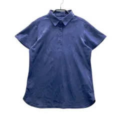 サイズ：M CALLAWAY キャロウェイ  半袖ポロシャツ ロゴ刺繍 花 総柄 ネイビー系 [240101509503] ゴルフウェア レディース ストスト