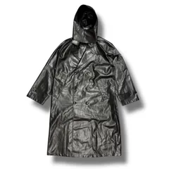 STUSSY DOUBLE BREASTED TRENCH ダブルブレストレンチコート レザー コート ステューシー 115800 ブラック L  482M5のサムネイル