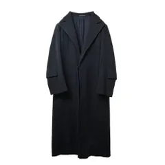 美品 着丈130 ヨウジヤマモト マキシ ロングコート ブラック ウール メンズ 081-102507170033_1.jpg
