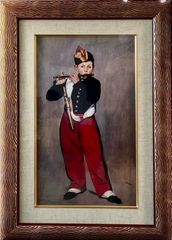 複製絵画　マネ　笛を吹く少年
