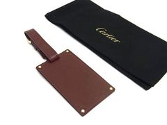 新品未使用品】Cartier カルティエネームタグ ラゲージタグ旅行