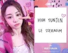 【中古】コレクションカード(女性) 09：LE SSERAFIM/HUH YUNJIN(ホ・ユンジン)/CD「FEARLESS」リリース記念 LE SSERAFIM Weverse Shop JAPAN限定フォトカード