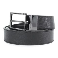 【EMPORIO ARMANI / エンポリオアルマーニ】メンズ リバーシブルベルト ブラック×ブラック (Y4S195 YLO8J 80741 BLACK/BLACK) 24AW [新品]