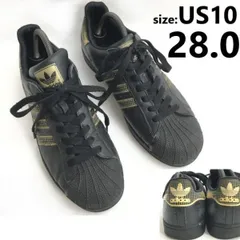 【新品】adidas SUPERSTAR 金ベロ レザー 本革 厚底 28.5 未使用 アディダス adidas 復刻 スーパースター OG 金ベロ レザー