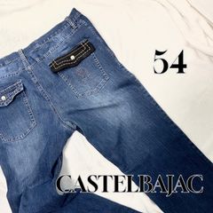 CASTELBAJAC カステルバジャック ジーンズ ネイビー 54 メンズ デニム 大きいサイズビッグサイズ  古着