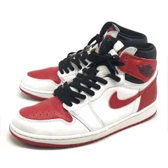 【倉吉店】NIKE | ナイキ スニーカー AIR JORDAN 1 RETRO HIGH OG 'HERITAGE' 555088-161 レッド 27.5cm 【126】