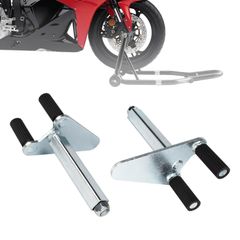 メンテナンススタンド フロント用 V型アダプター V型アタッチメント ホルダー Donext バイクスタンド用 リアピン 補修部品 2本組