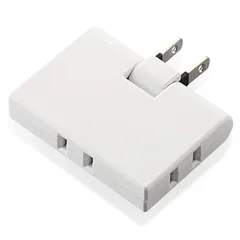 エレコム(ELECOM) コンセントコーナータップ 3個口 ホワイト T-TR03-2300WH 1
