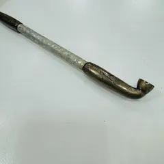 【海】純銀煙管　キセル　純刻印　銀細工　アンティーク　重量約44g 海】純銀煙管 キセル 純刻印 銀細工 アンティーク 重量約44g