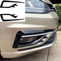 フォルクスワーゲン ゴルフ 7 MK7 GOLF7 MK7.5V II 2017-2019 モデル フェイスリフト フロントバンパー フォグランプ グリルカバー デコレーション ウィンドナイフ シェーバー