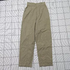 ◇ Θ relume レリューム シンプル 大人カジュアル テーパードパンツ サイズ36 カーキ系 レディース E  【1508250006487】