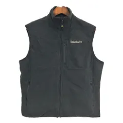 Timberland ティンバーランド フリースベスト ブラック (メンズ M) 中古 古着 T0782