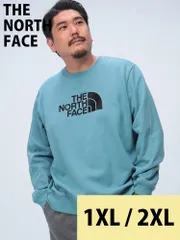 THE NORTH FACE ザ ノースフェイス トレーナー スウェット 大きいサイズ メンズ 裏起毛 ドームロゴ刺繍 クルーネック DREW PEAK CREW トップス アルジーブルー