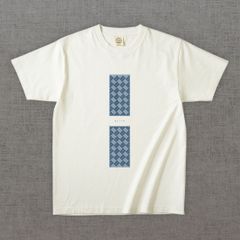 和柄Tシャツ　釘抜 -彩・角-
