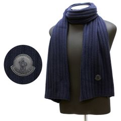 162 MONCLER モンクレール 3C00003 M1241 ネイビー マフラー SCIARPA