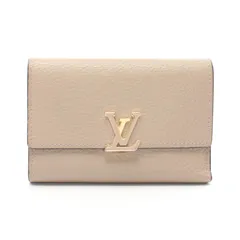 ルイ・ヴィトン LOUIS VUITTON 三つ折り財布 ポルトフォイユ カプシーヌ コンパクト ガレ M62159 レザー ポルトフォイユ・カプシーヌ コンパクト レディース Used B