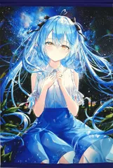 雪花ラミィB2タペストリー 受注生産 2021年 「ホロライブ」郵便局コラボ オリジナルグッズ