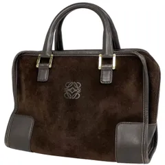 本日限定値下げ適用済み✅LOEWE ボストンバッグ アマソナ40 スエード LOEWE - ロエベ アマソナ40 スエード ボストン ヴィンテージ