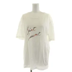 サンローラン パリ SAINT LAURENT PARIS 18SS Tシャツ カットソー 半袖 ロゴプリント 白 ホワイト 553378 /AN26のサムネイル